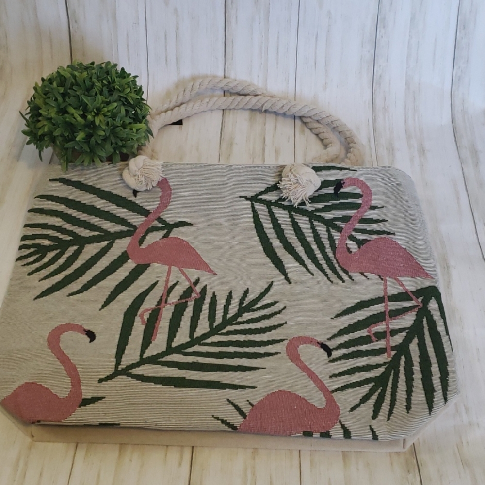 Last 1️⃣ ☀️Flamingo Tote Bag! - Picture 7 of 7
